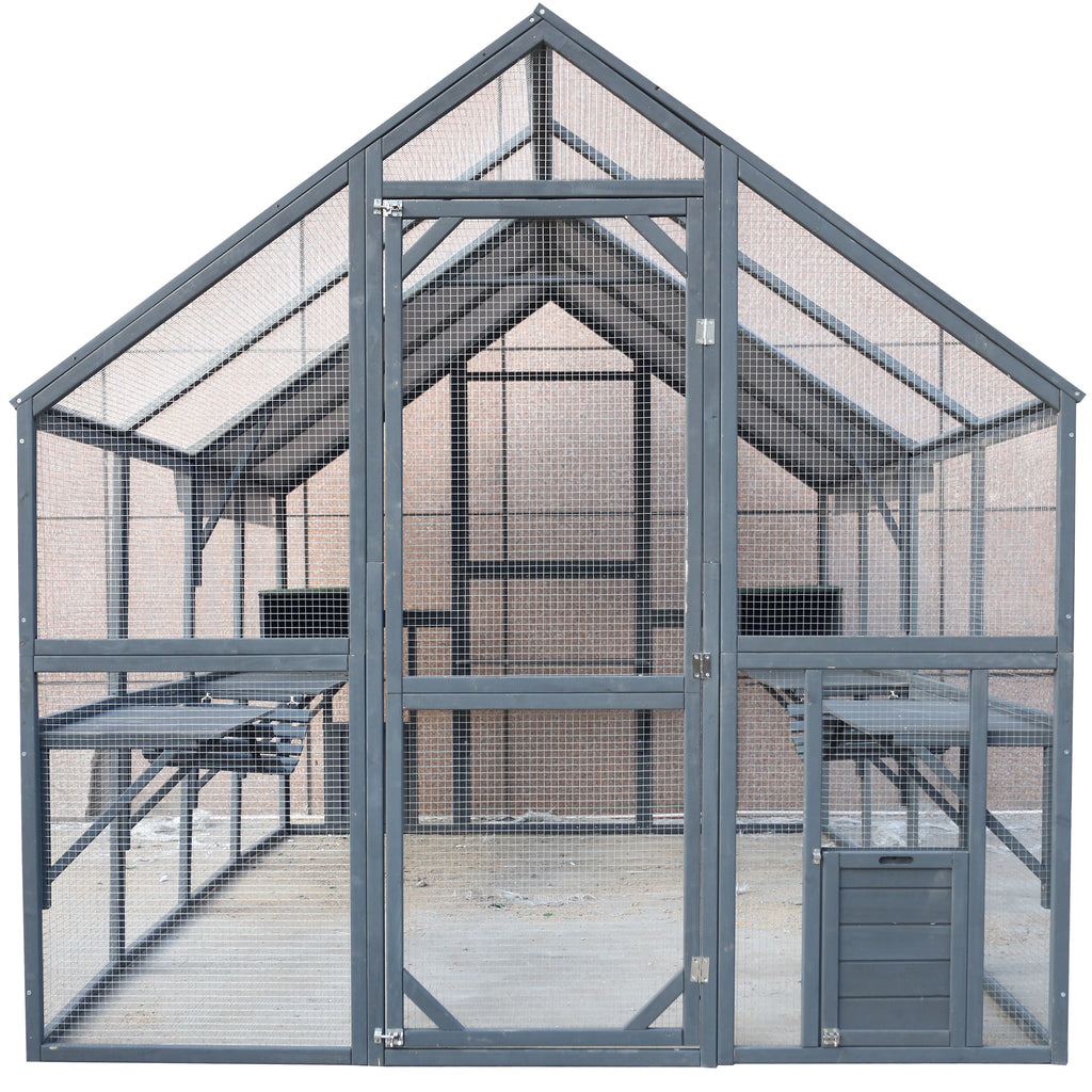 Wooden Cat Catio Large Outdoor Enclosure