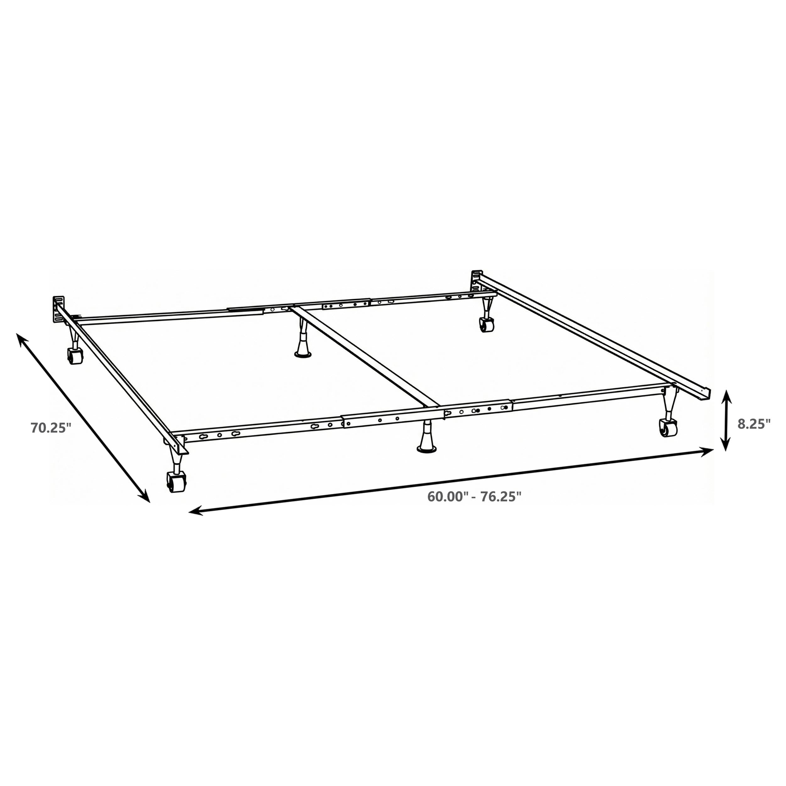 Kerns Queen or Eastern King or Cal King Bed Frame Black-CoasterSleep