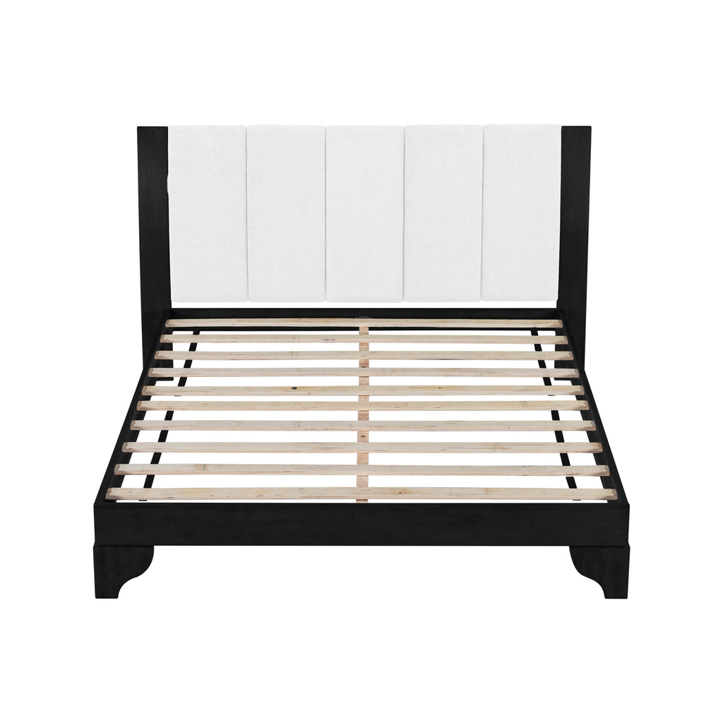 Queen Size Bed Frame in Black and White