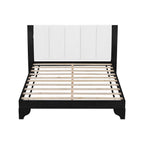 Queen Size Bed Frame in Black and White