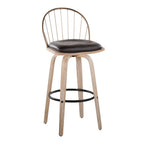 30" Urban Fixed-Height Barstool with Swivel
