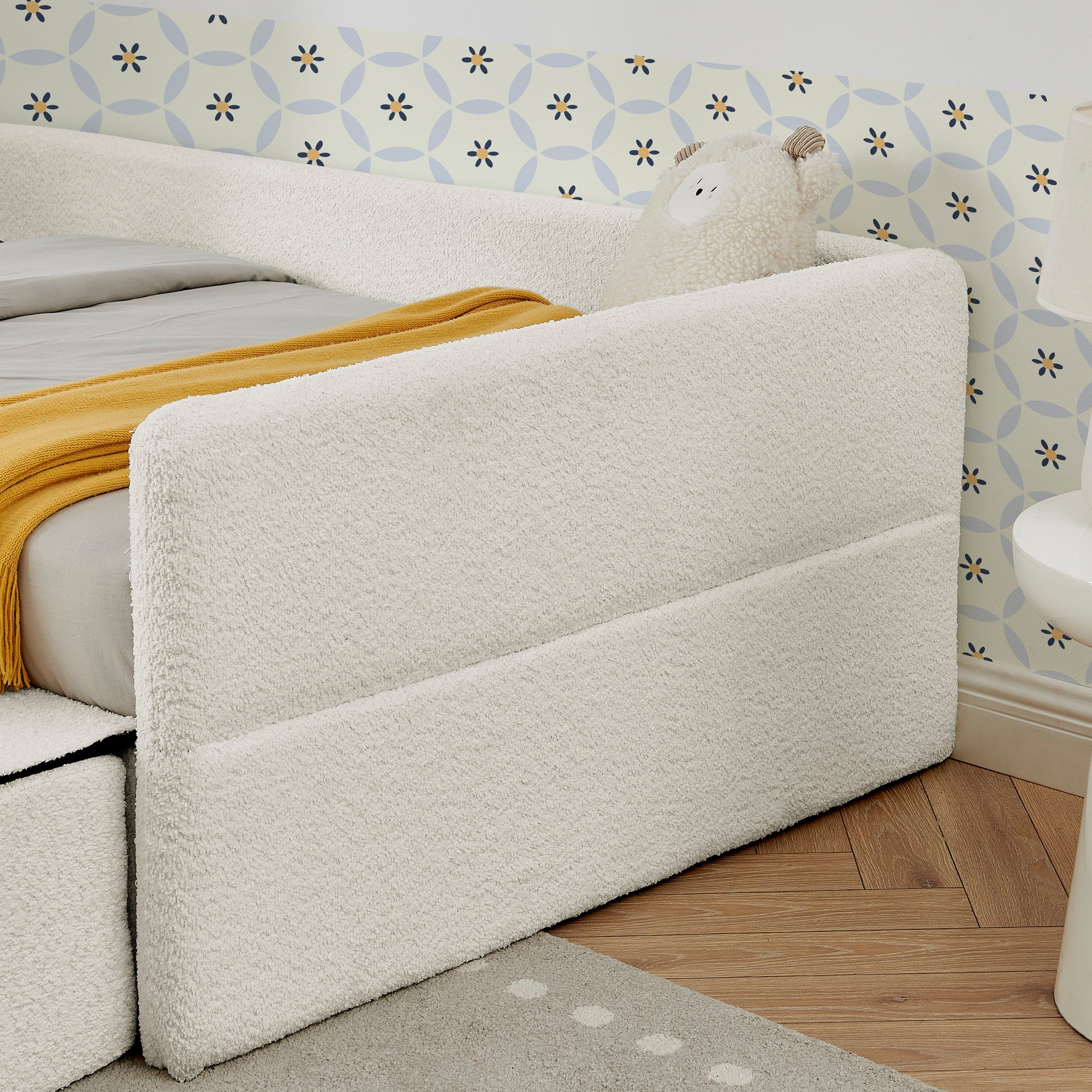 Twin Size Safe Cozy Multi-Functional Kids Bed