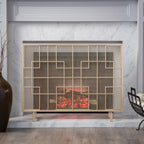 Dorothy Modern Iron Fire Screen