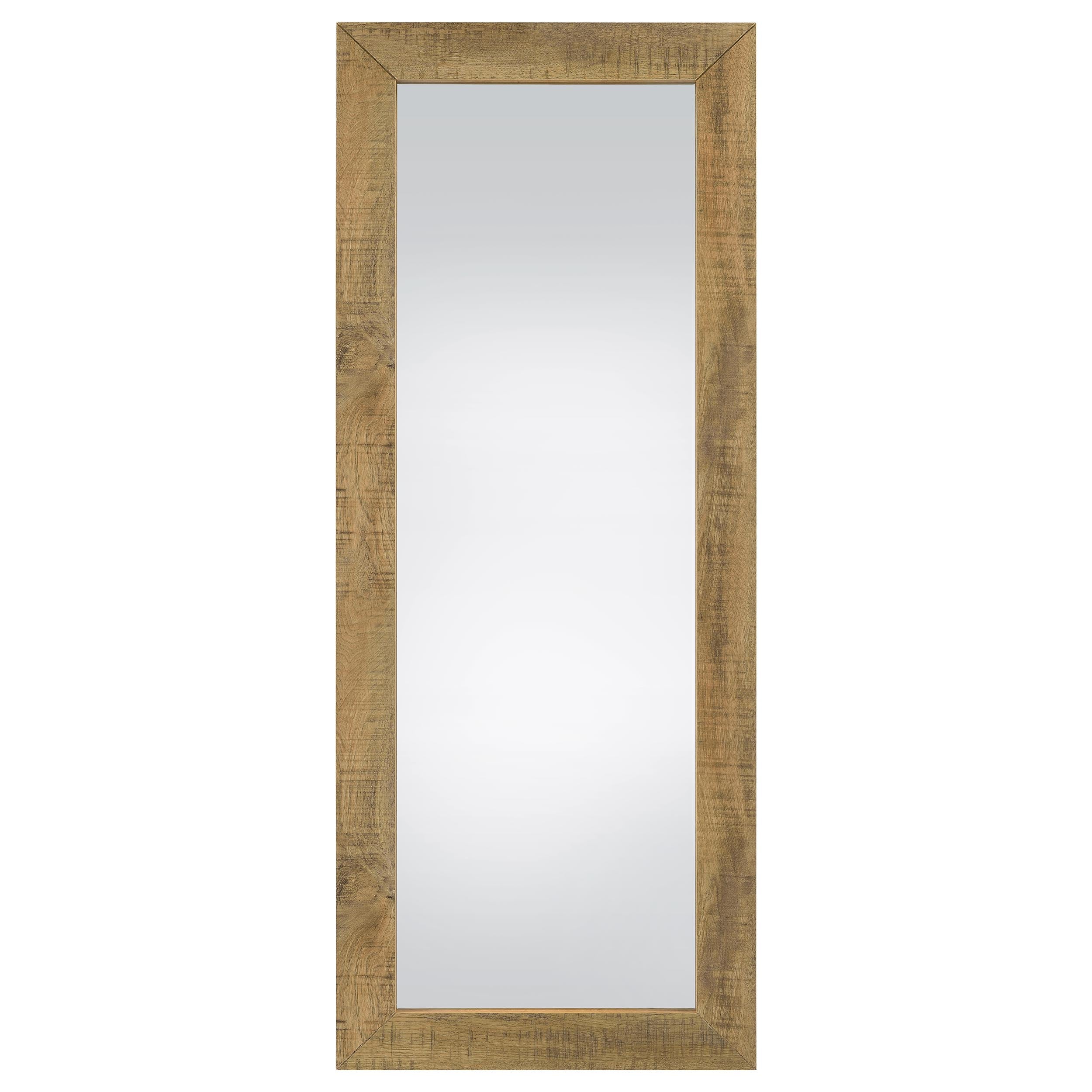 Cadence Tempered Glass Full Length Standing Mirror Mango-