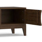 Harper 72 Inch Wide Solid Wood Low TV Stand