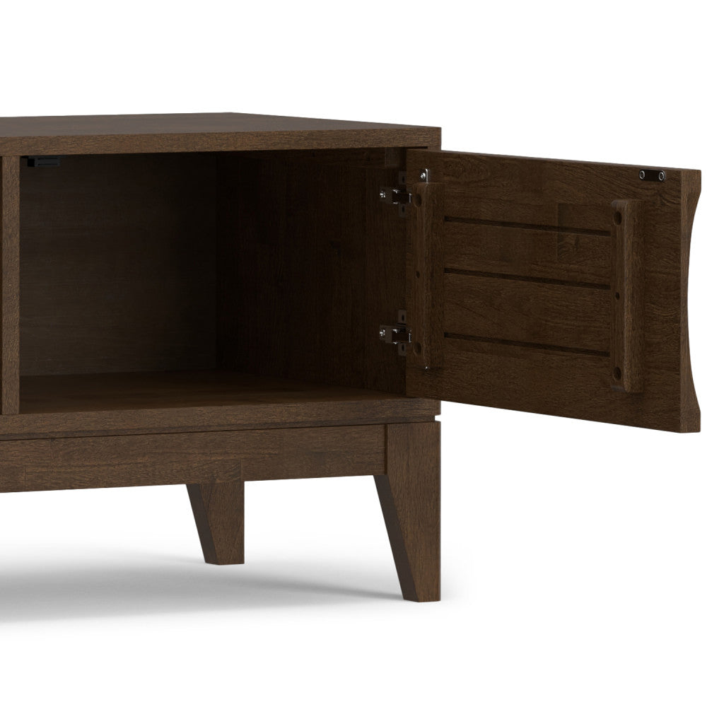 Harper 72 Inch Wide Solid Wood Low TV Stand