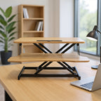 32 Inch Desk Converter – Height Adjustable Sit to Stand Riser