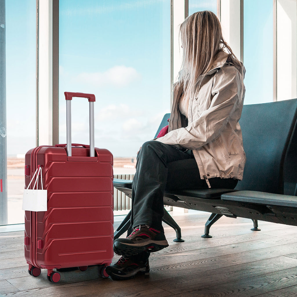3-Piece ABS Spinner Wheel Luggage Set