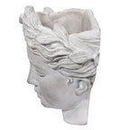 Small Visage Cement Wall Planter Wall Vase