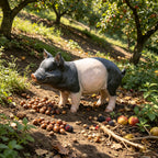 Garden Pig Statues Outdoor Decor