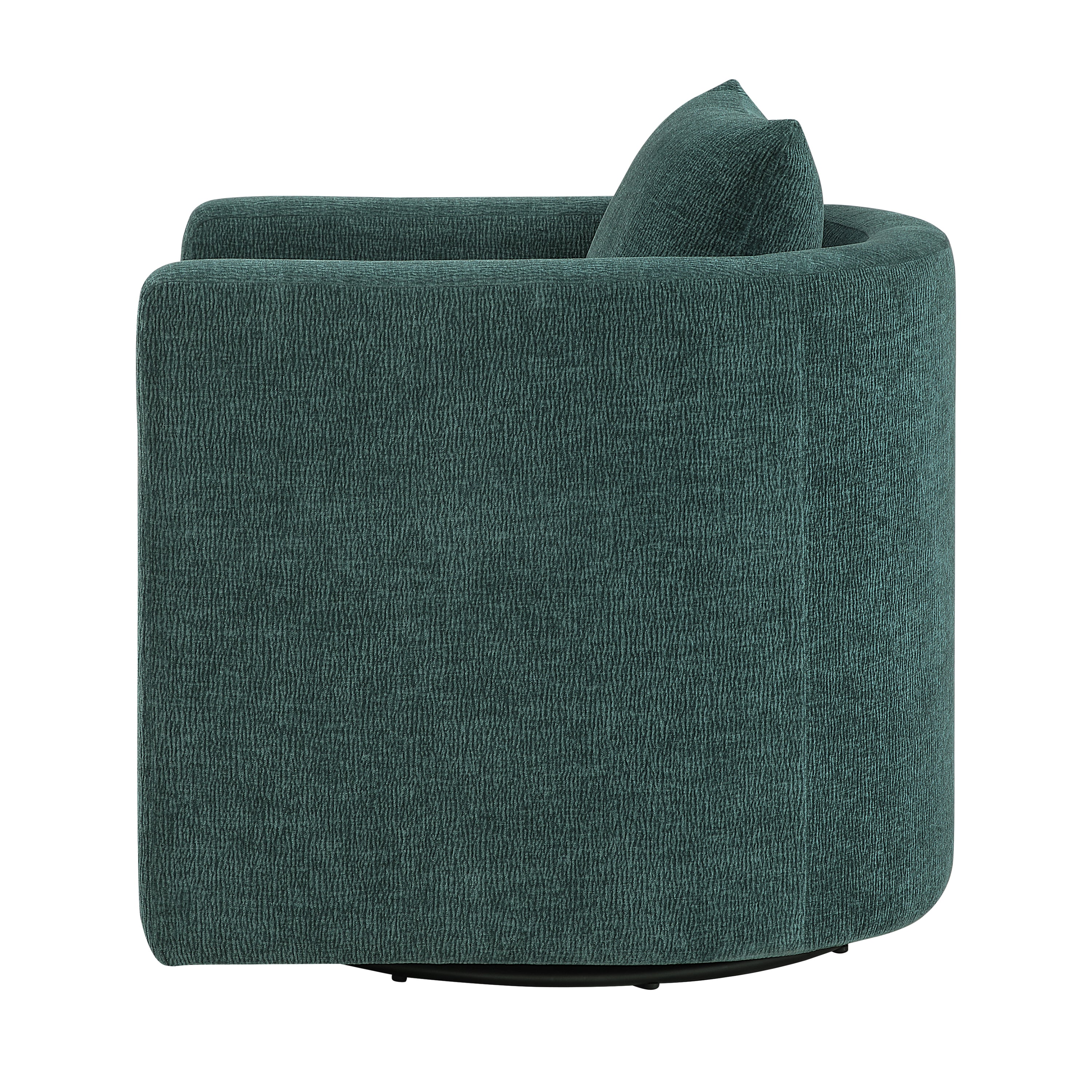 Sutton Peacock Swivel Barrel Chair