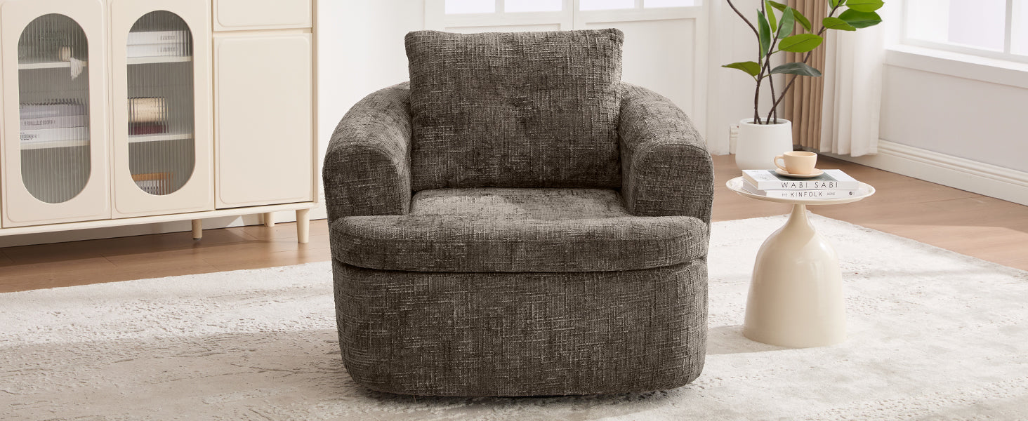 360° Swivel Sofa Chair Accent Barrel Chair