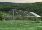 Large Metal Chicken Coop Walk-In Poultry Cage