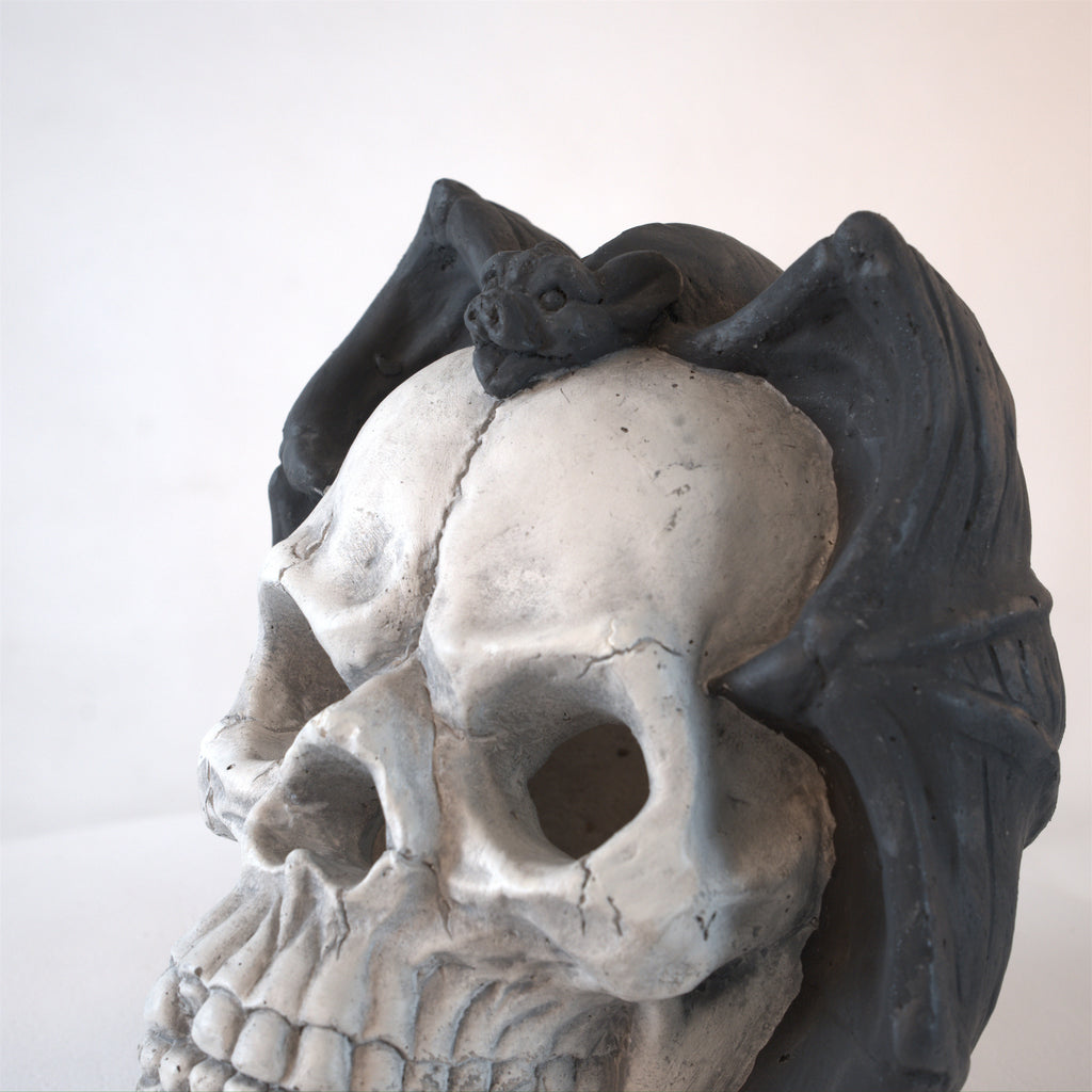 Demon Skull Gas Log for Ventless Fireplaces