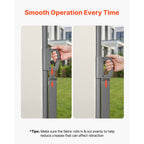 Retractable Side Awning, 71" x 236"