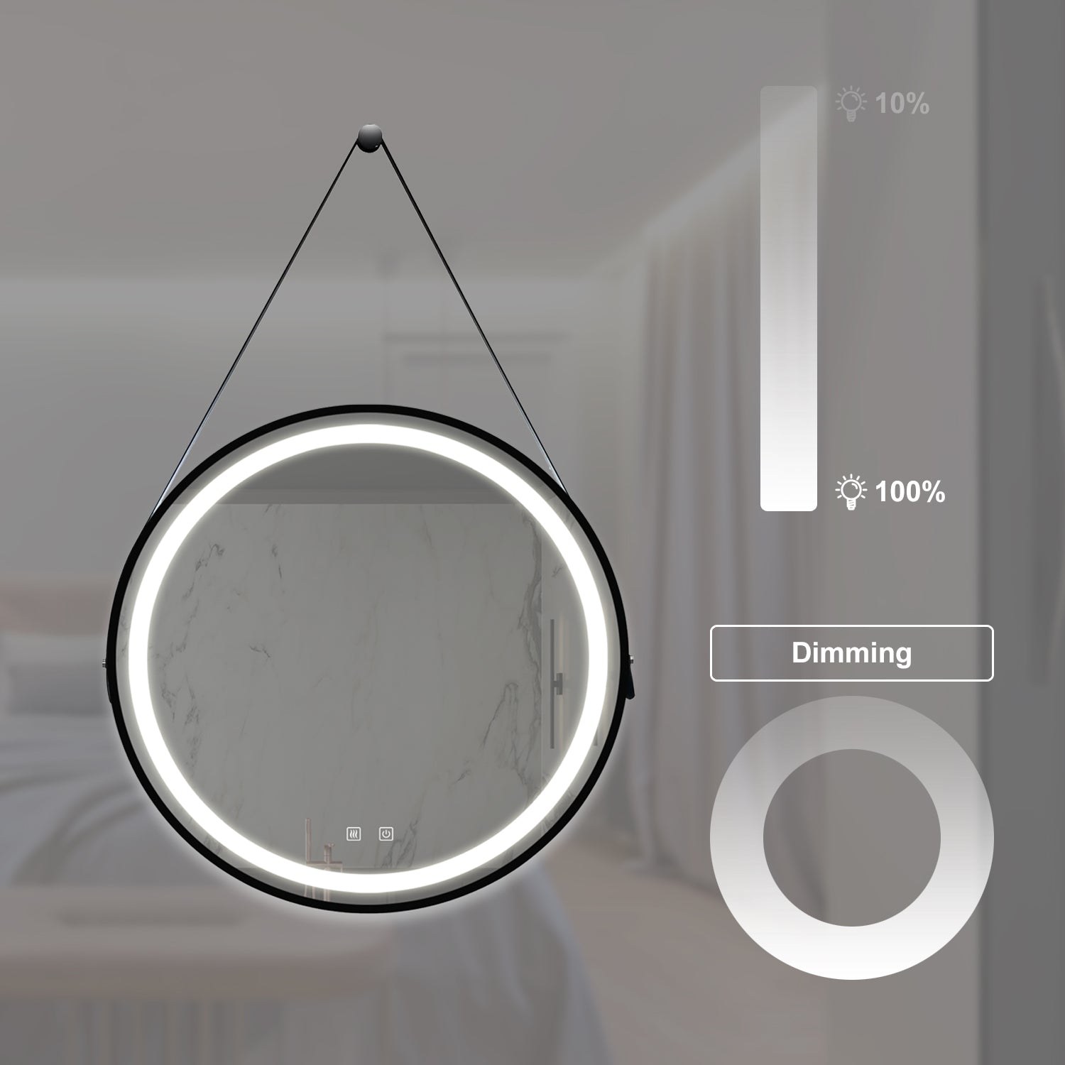 32 Inch Bathroom LED Classy Vanity Mirror
