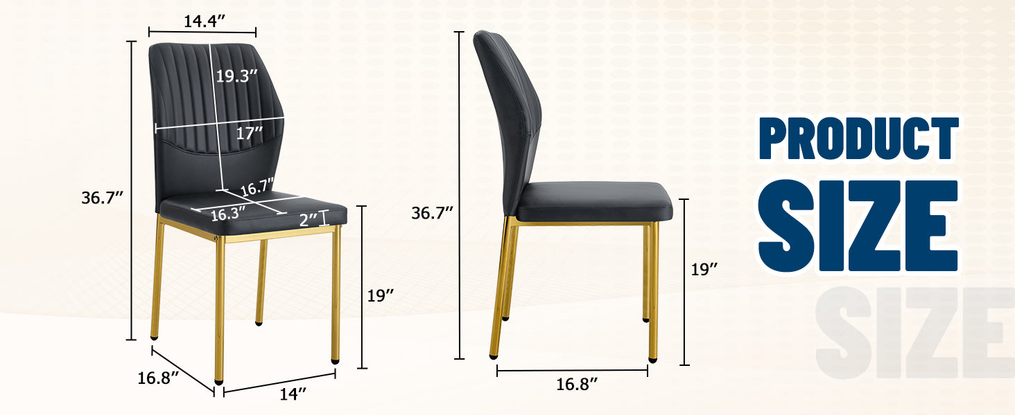 4-Piece Set of Dining Seating