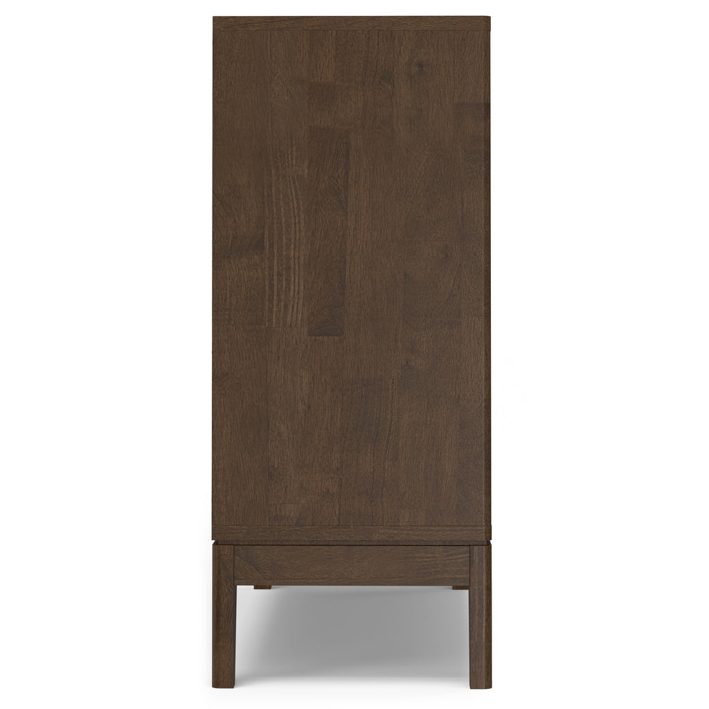 Harper 40 Inch Wide Solid Wood Entryway Storage Cabinet