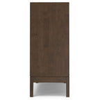Harper 40 Inch Wide Solid Wood Entryway Storage Cabinet