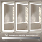 28x60 Inch LED Bathroom Vanity Mirror