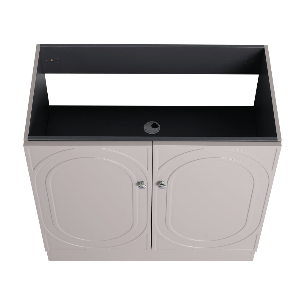 36" Freestanding Bathroom Vanity & 2 Soft-Close Cabinet Doors
