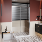 48" Wide x 72" High Single Sliding Shower Door