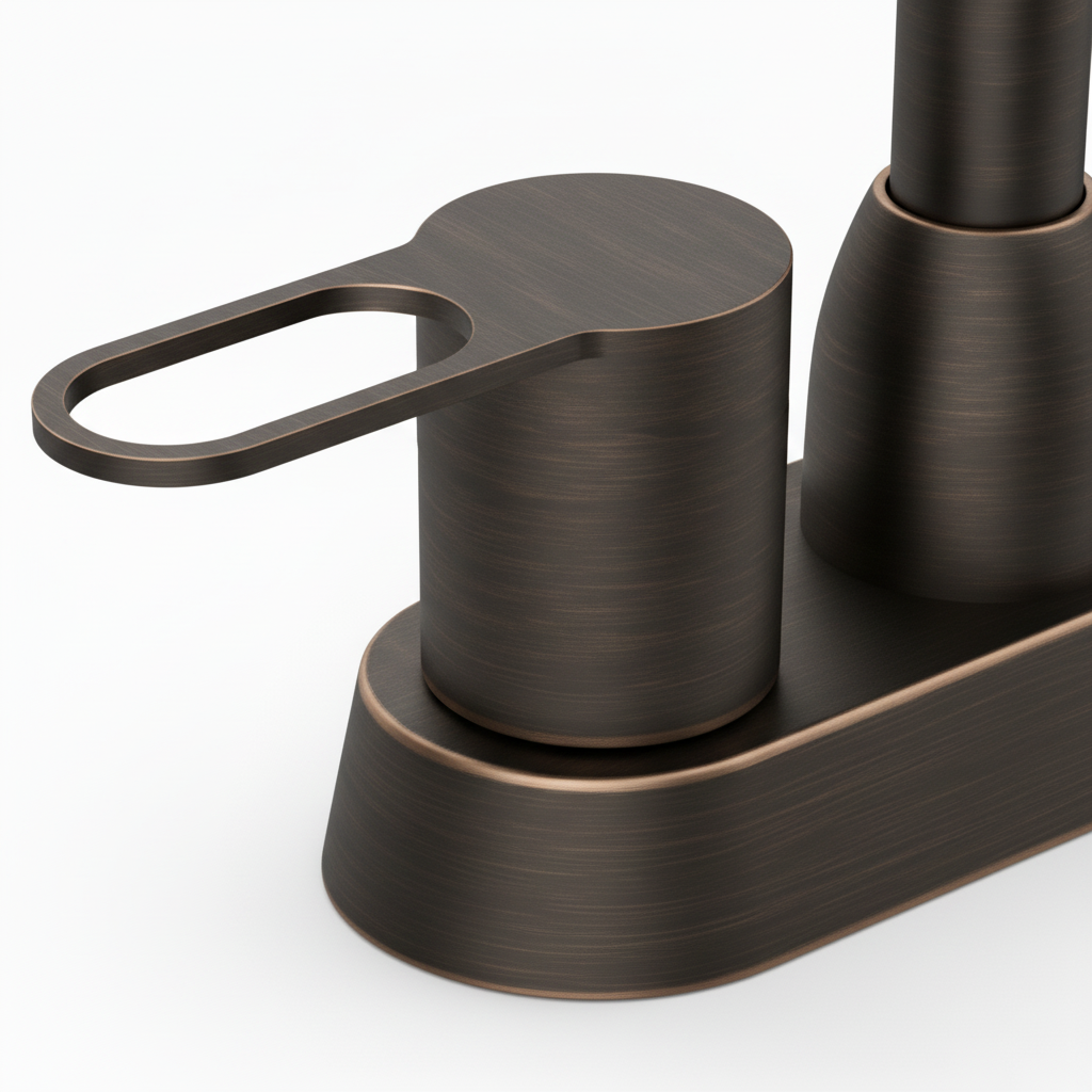 2 Handles Bathroom Sink Faucet in Oil Rubbed Bronze