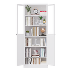 72" Metal Kitchen Pantry Cabinet with Doors & Shelves