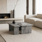Modular Concrete Coffee Table Set of 2