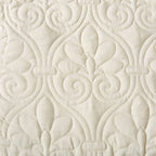 3 Piece Split Corner Pleated Quilted Bedspread