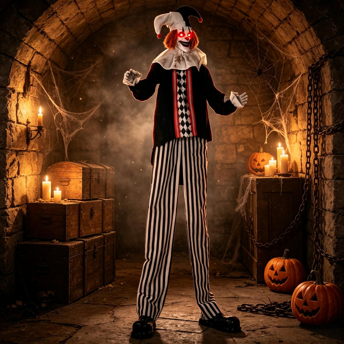 Frightening Giant Clown Prop
