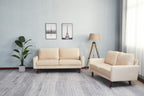 Beige Loveseat
