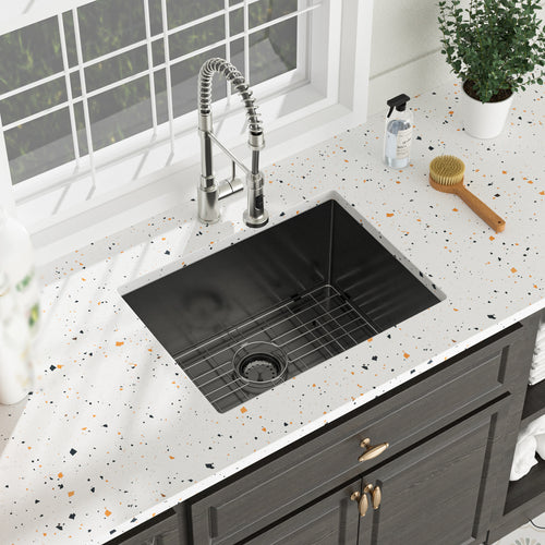 Laundry Sink 24 Inch - Undermount Gunmetal