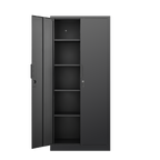 70-Inch 2-Door File Cabinet with Lock, 4 Adjustable Shelves