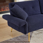 Modern Teddy Upholstered Accent Loveseat Sofa