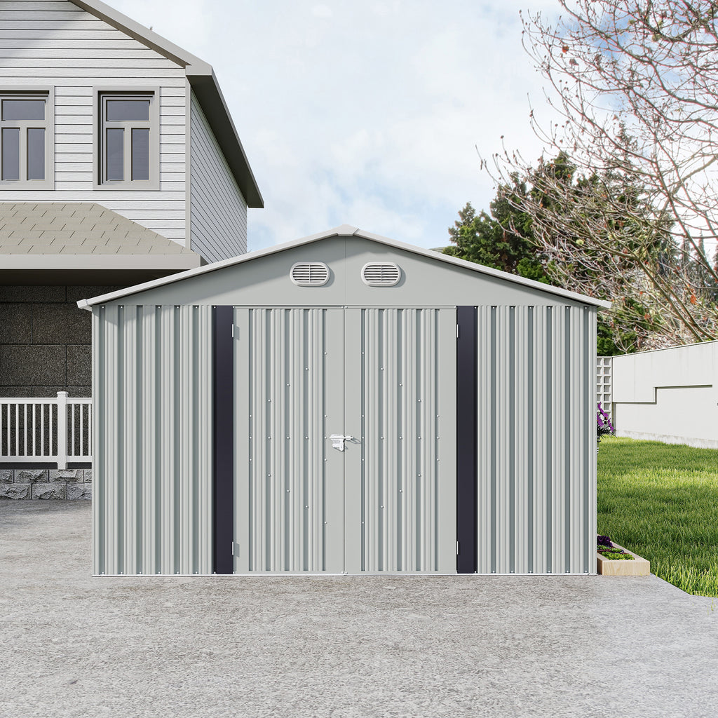 10x12 FT Outdoor Metal Storage Shed