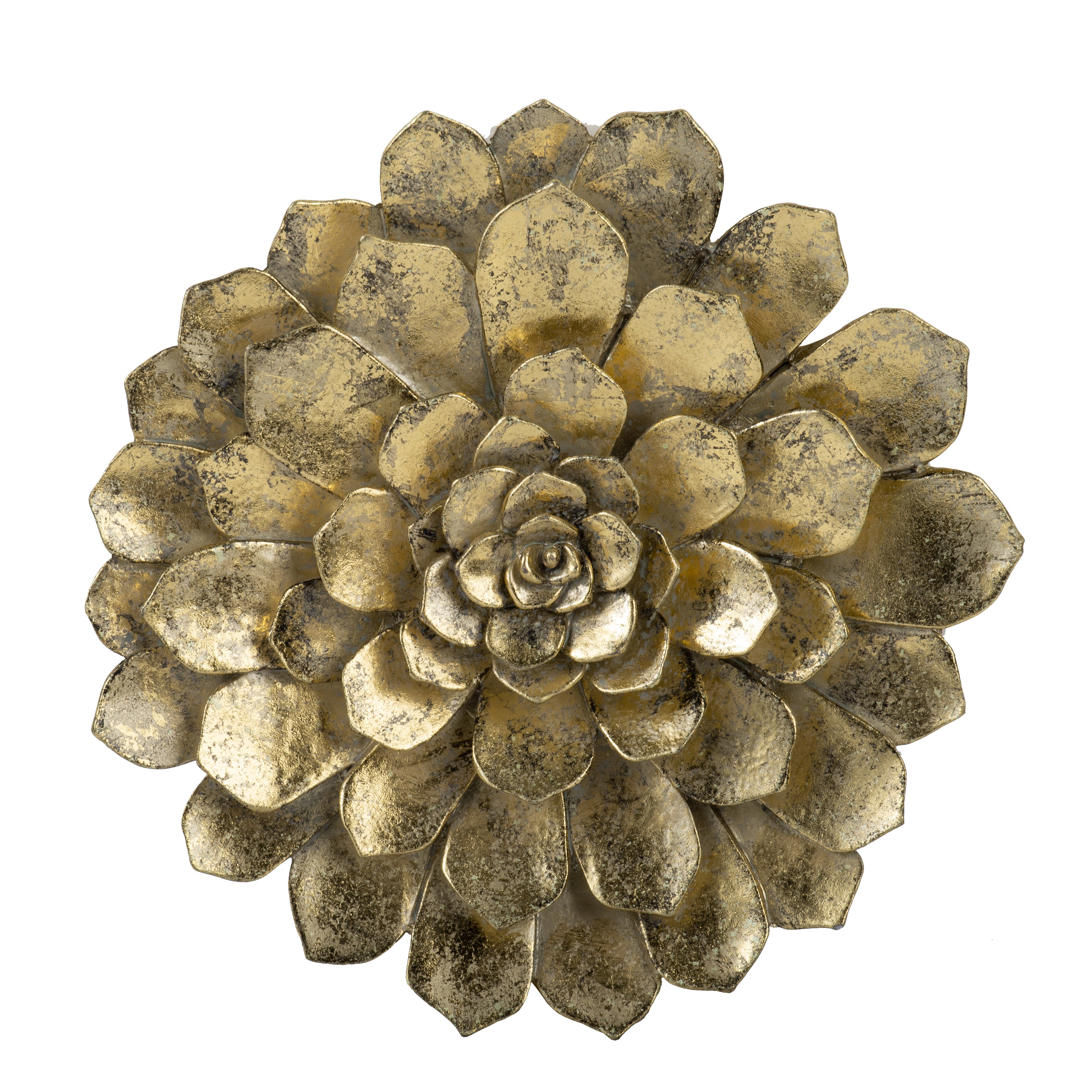 D10.2" Succulent Wall Plaque - 2 Piece Set