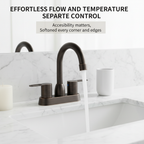 2 Handles Bathroom Sink Faucet in Oil Rubbed Bronze