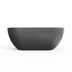 59 Inch Solid Surface Oval Shape Freestanding Bathtub