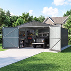 Outdoor Storage Shed 20x13 FT, Metal Garden Shed