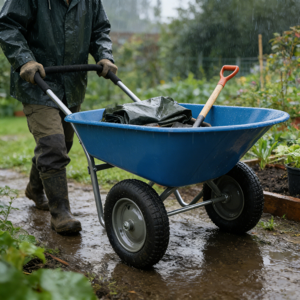 Two-Wheeled Wheel Barrow Trolley