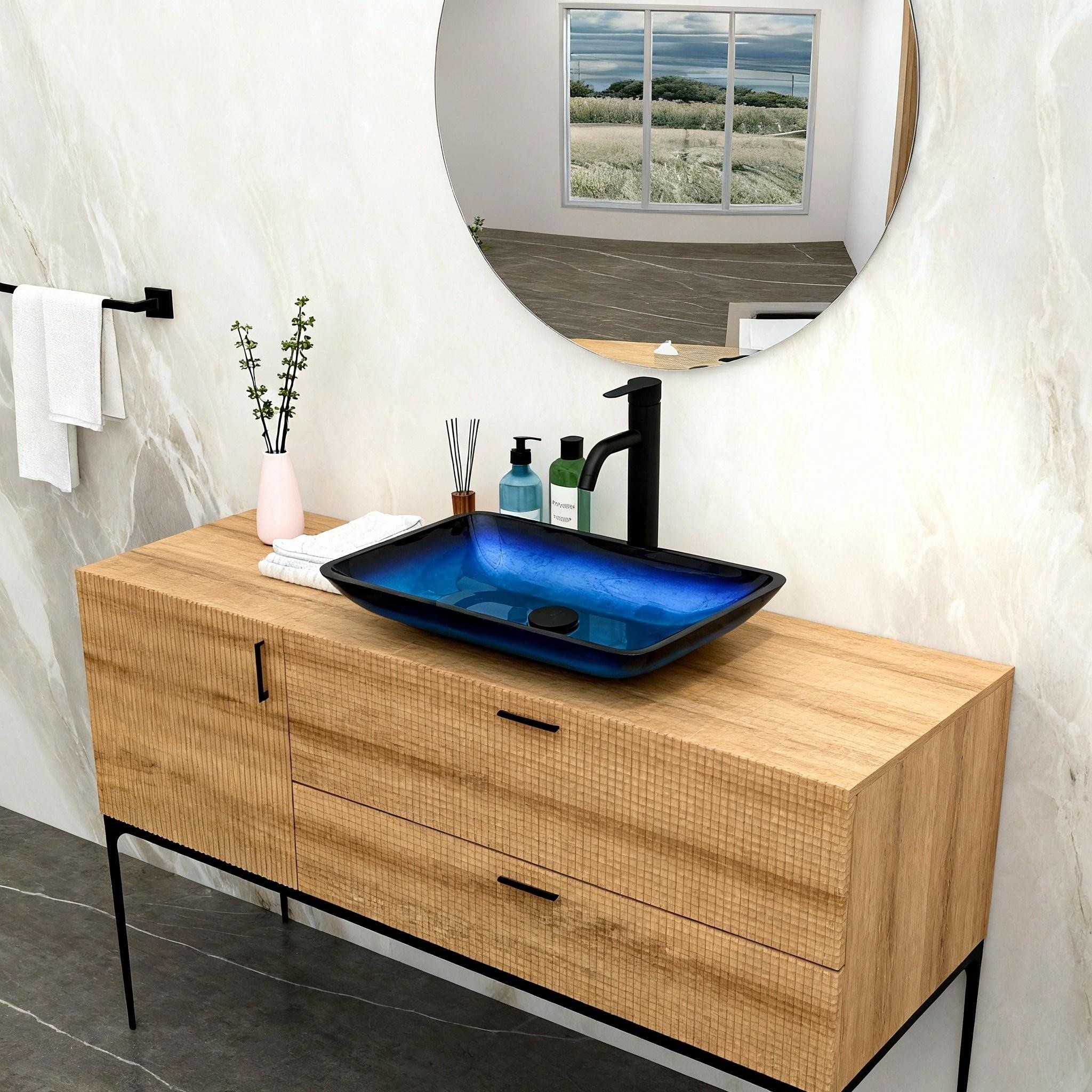 Bathroom Vessel Sink Above Counter Amber