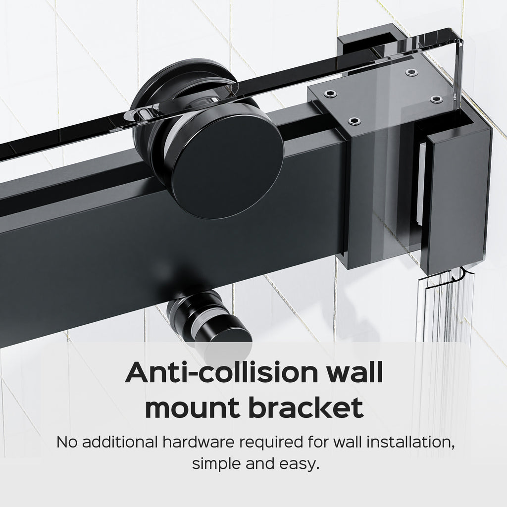 Frameless Double Sliding Shower Door (56-60" x 76")