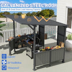 9X10FT Hardtop Grill Gazebo
