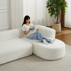 109.4" Modular Sectional Sofa in Beige