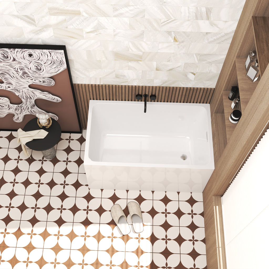 47" Acrylic Freestanding Bathtub