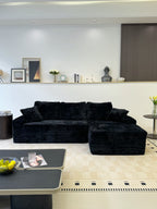 96" Compressed L-Shape Sofa