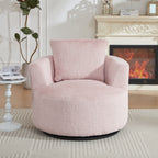 Compressible 360° Swivel Accent Chair