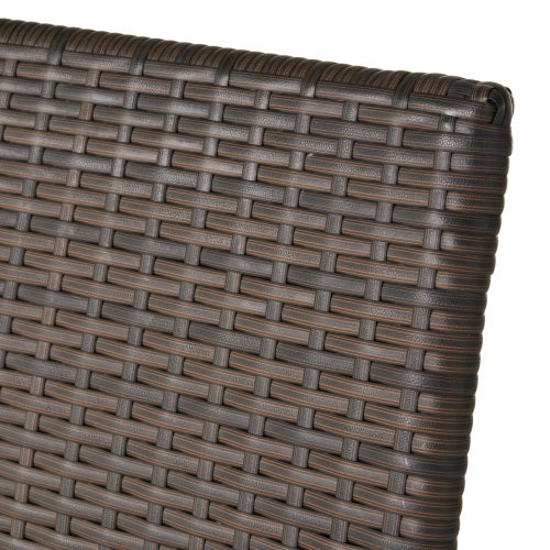 Outdoor Wicker Chairs, 4pcs