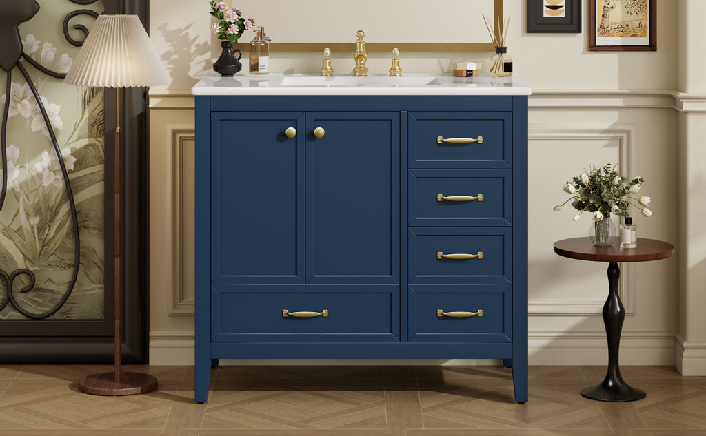 36" Bathroom Vanity with Sink